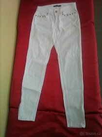 Dámské bílé džíny ZARA