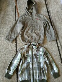 Chlapecká bunda 2 ks, vel. 128