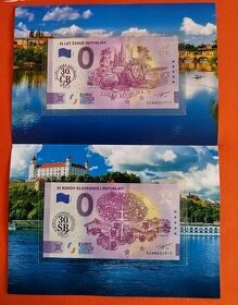 Nejnovější vydání 0 eurosouvenir bankovek v provedení folder - 1