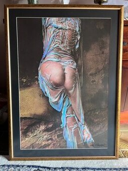 Poster Jana Saudka “Pavla pózuje poprvé a naposledy”