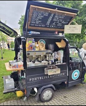 Pojízdná kavárna Coffee truck, Foodtruck Piaggio APE 50 VAN