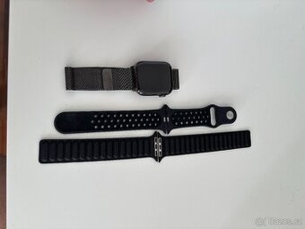 Apple Watch 7 - Stainless steel (Cellular) + 2 další pásky