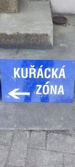 Cedule-kuřácká zóna 2ks