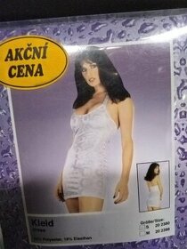 Šaty stříbrné s duhovým efektem S