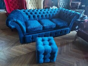 Nová rozkládací sedačka Chesterfield Windchester