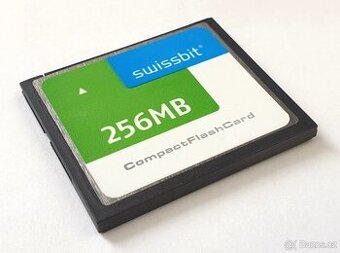Paměťová karta, Compact Flash Card 256MB - Swissbit