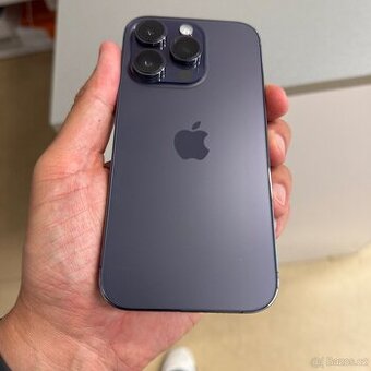 iPhone 14 Pro 256GB, bez škrábance, fialový, záruka
