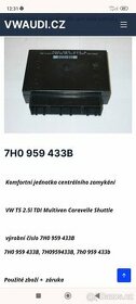 Jednotka centrálu VW T5 Multivan