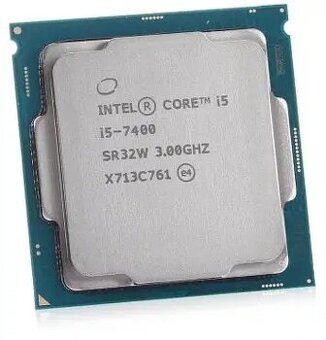 Intel Core i5-7400 – 4 jádra, 3.0–3.5 GHz