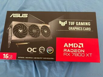 Grafická karta ASUS TUF GAMING AMD RADEON RX 7800XT O16GB