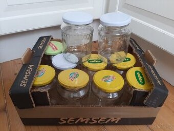 sklenice na zavařování, šroubovací, 700 ml, 20 ks