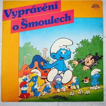Vyprávění o Šmoulech - dětská LP deska