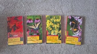 Průvodce přírodou - 4 knihy (Stromy,Motýli,Květiny,Hmyz)