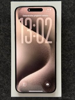 Apple iPhone 15 Pro Max 256GB přírodní titan