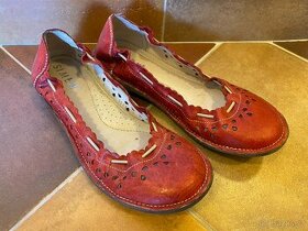 Dámské kožené baleríny – Simen