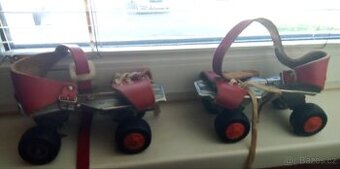 Prodám retro kolečkové brusle