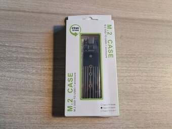 USB průhledný adaptér pro M.2 SATA/NGFF SSD nový