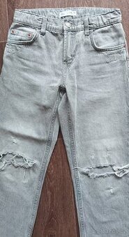 Krásné frajerské džíny Zara Loose fit vel. 152