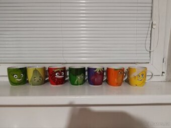 Hrnky ovoce a zelenina