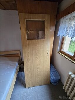 Interiérové prosklené dveře 75 cm