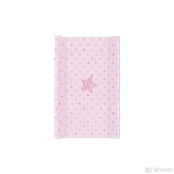 Přebalovací podložka měkká - Hvězdy růžová