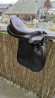 HNEDE SKOKOVE SEDLO PRESTIGE ELASTIC PROFESIONÁL NEW 17/2