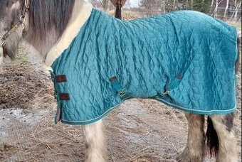 Stájová deka kentucky velvet emerald