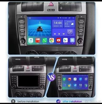 W203 W209 2005-2009 android rádio 8”