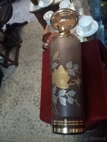 Starožitná skleněná váza