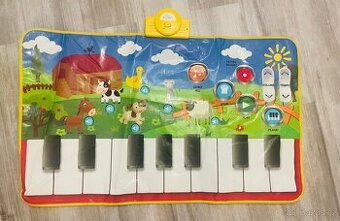 Úžasný klavír na zem pro nejmenší - umyvatelný