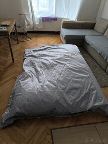 Sedací vak BELIANI stříbrná, 230 x 180 cm