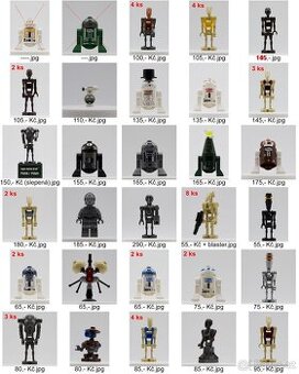 LEGO Star Wars minifigurky - Droidi