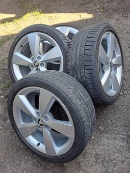 Alu kola 5x100 originál Škoda Fabia 3,Rapid 215/40 R17