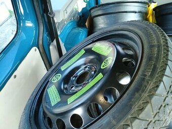 Úzká pneumatika,disk.BMWojezdové úzké kolo rezerva 5x112 19