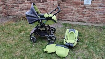 Kočárek Patron, zelený