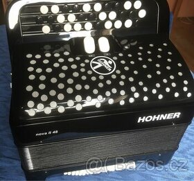 Knoflíkový akordeon Hohner Nova II 48, C systém - 1