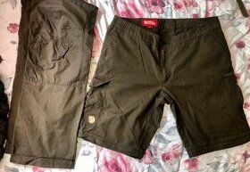 Fjallraven Karla trousers khaki zelené kalhoty / zip-off - 1