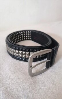 Rezerve_nový metal rock punk unisex kožený pásek NEXT