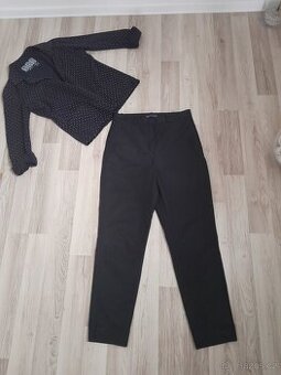 Luxusní Marks Spencer kalhoty vč. saka vel. UK 12/M/L - 1