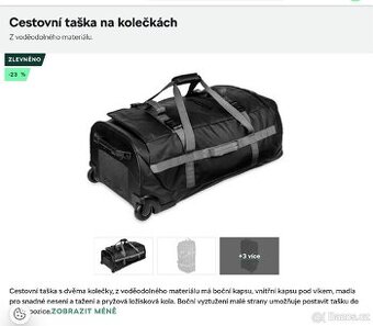 Cestovní taška na kolečkách ŠKODA kufr