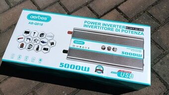 Měnič 12V - 230V , 5000W - NOVÝ