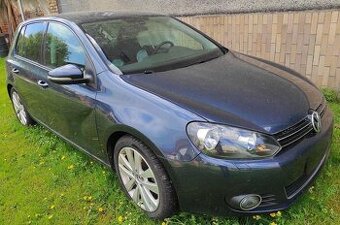 Vůz na náhradní díly VW Golf 6 hatchback 2010 CAVD KWB LC5F