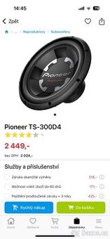 Subwoofer se zesilovačem