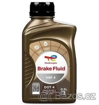 20x Brzdová kapalina Total HBF 4, 500ml