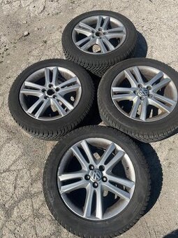 Alu kola R16 i s pneu 205/55 celoroční M+S vzorek 7mm