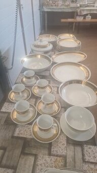 Luxusní porcelánový jídelní a kávový servis THUN Klášterec