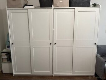 Šatní skříň IKEA Hauga -bílá - 2 kusy k dispozici