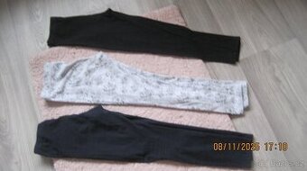 Legíny, čepice, vel. 134/140 vše...