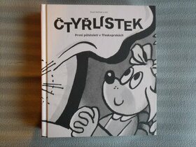 Čtyřlístek První půlstoletí v Třeskoprskách+desky+pohlednice