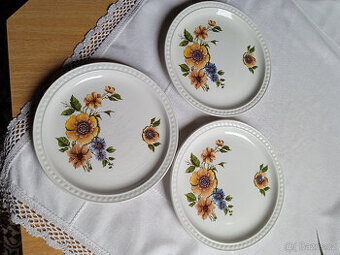 Retro plytké talíře 3ks Ditmar Urbach